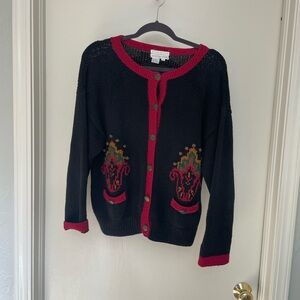 Vintage Jennifer Reed - Knitted by Hand Cardigan